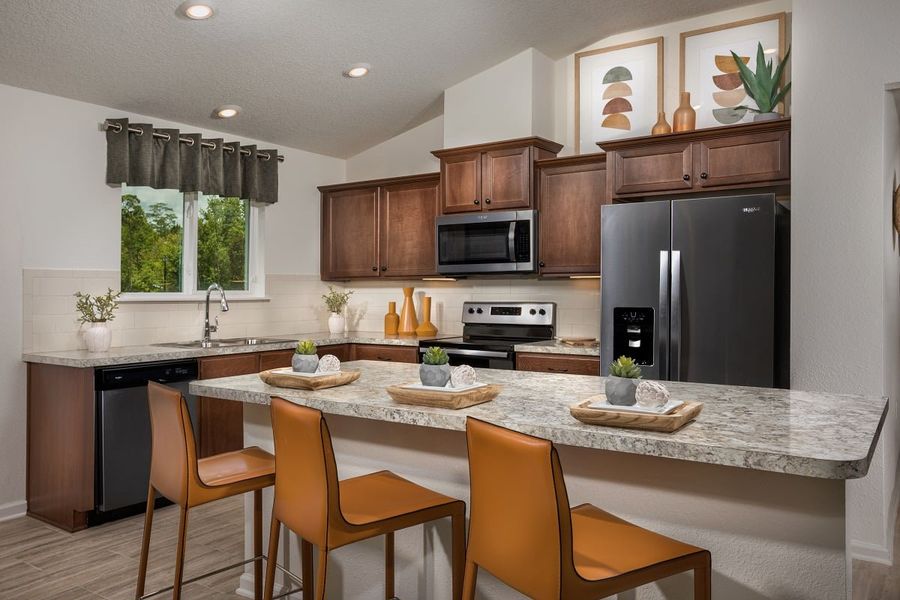 Furnished interior view inside a new home in Panther Creek, Jacksonville (Image 4).
