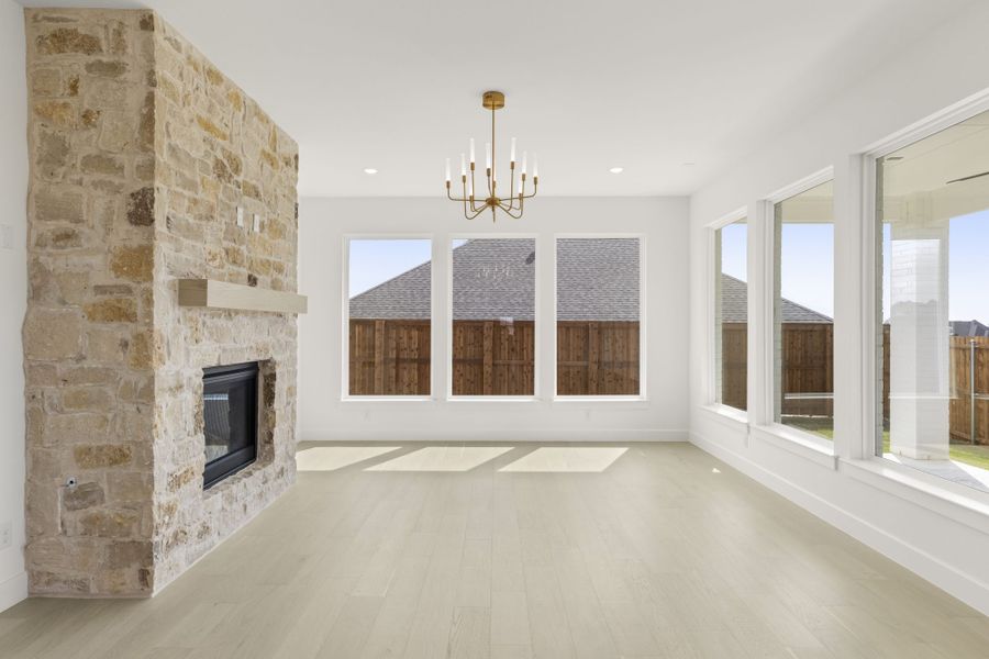 Spacious, unfurnished interior of a new home in Mustang Lakes, Celina (Image 55). Spacious, unfurnished interior of a new home in Mustang Lakes, Celina (Image 55).