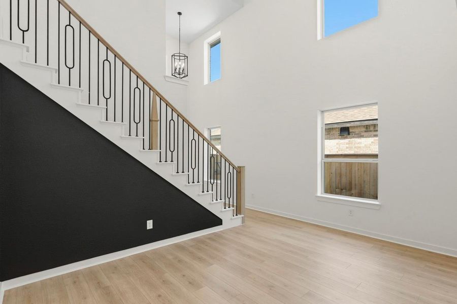 Spacious, unfurnished interior of a new home in Bridgeland, Cypress (Image 17).