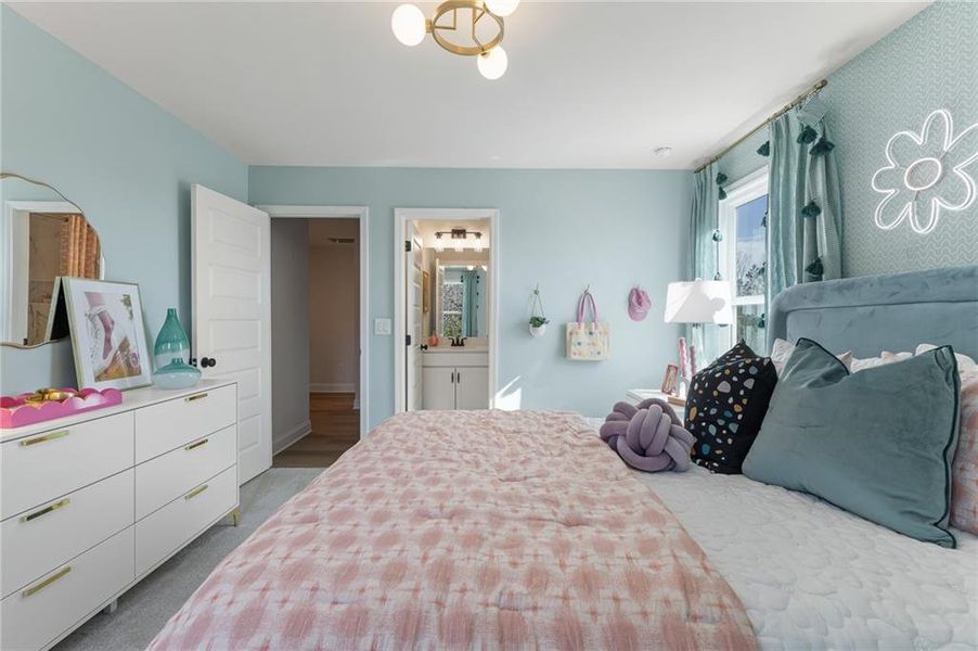 Furnished interior view inside a new home in , Dallas (Image 11).