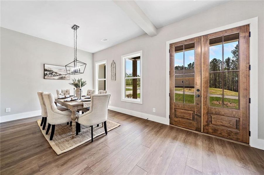 Furnished interior view inside a new home in , Jasper (Image 14).