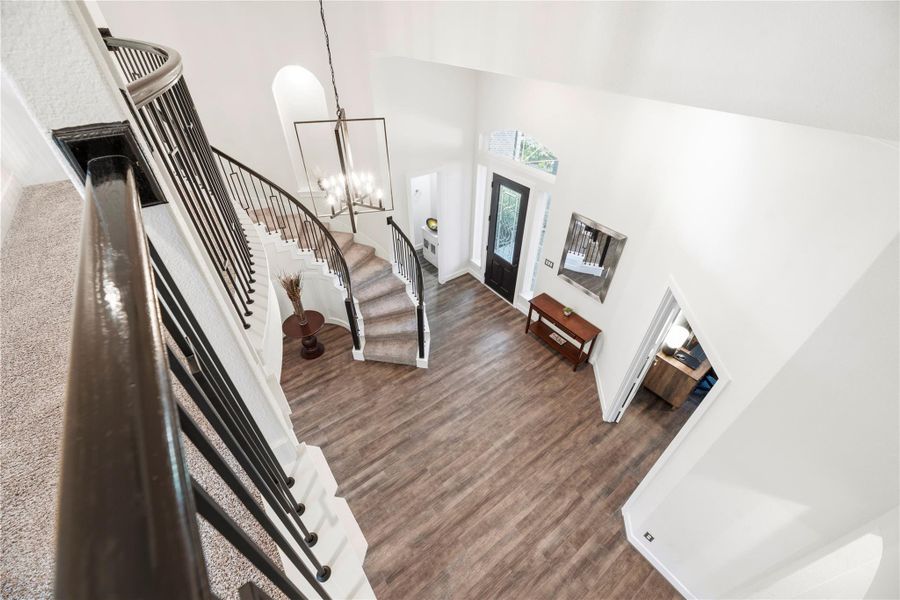 Furnished interior view inside a new home in , Cypress (Image 10).