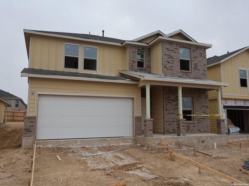 In-progress construction of a new home in Mesquite Ridge, San Antonio, TX (Image 28).