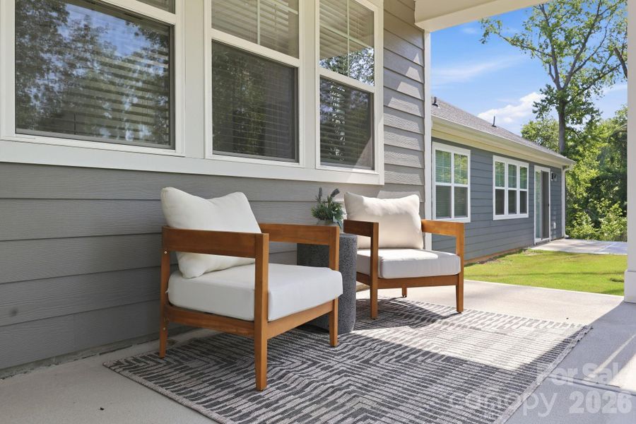 Exterior details and patio area of a home in , Cornelius (Image 23). Exterior details and patio area of a home in , Cornelius (Image 23).