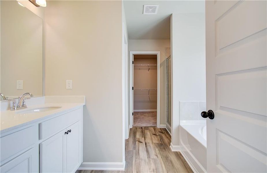 Furnished interior view inside a new home in Berkeley Lakes, Locust Grove (Image 9).