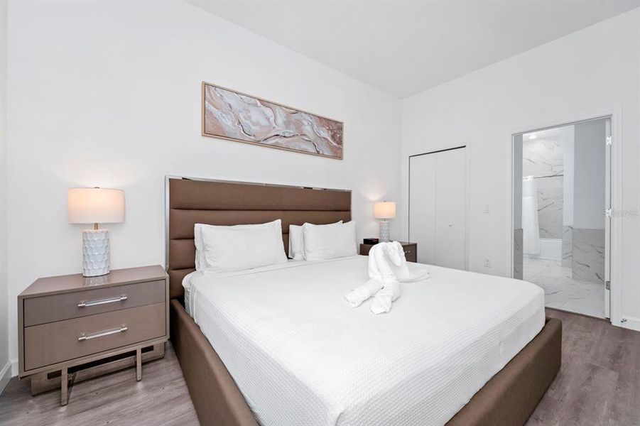 Furnished interior view inside a new home in , Davenport (Image 32).