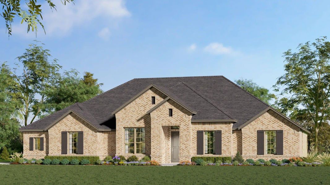 Elevation A | Concept 2586 at Hidden Creek Estates in Van Alstyne, TX by Landsea Homes