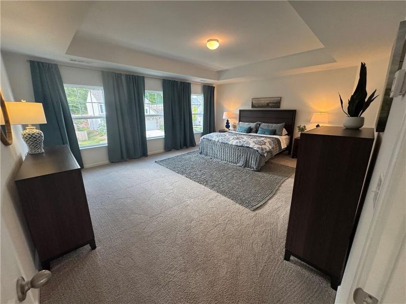 Furnished interior view inside a new home in The Reserve at Willow Oaks, Canton (Image 8).