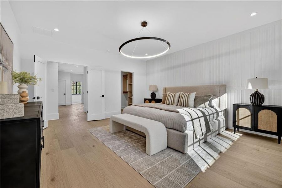 Furnished interior view inside a new home in , Atlanta (Image 54).