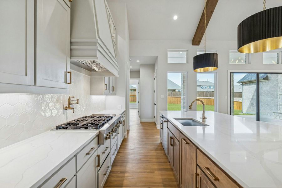 Furnished interior view inside a new home in The Vines, Haslet (Image 9).
