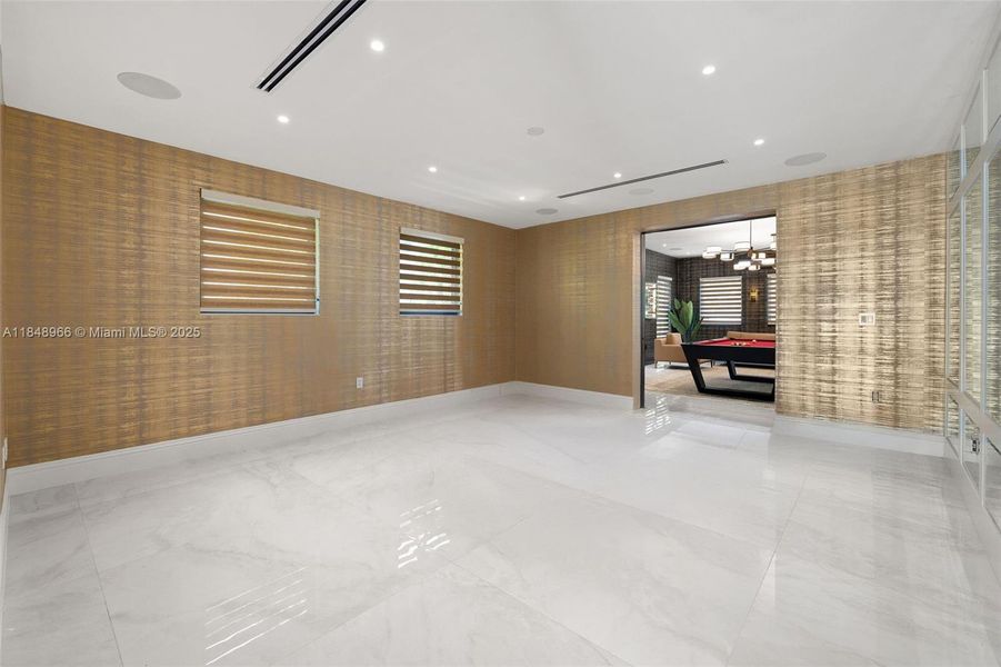 Furnished interior view inside a new home in , Miami Beach (Image 49). Furnished interior view inside a new home in , Miami Beach (Image 49).