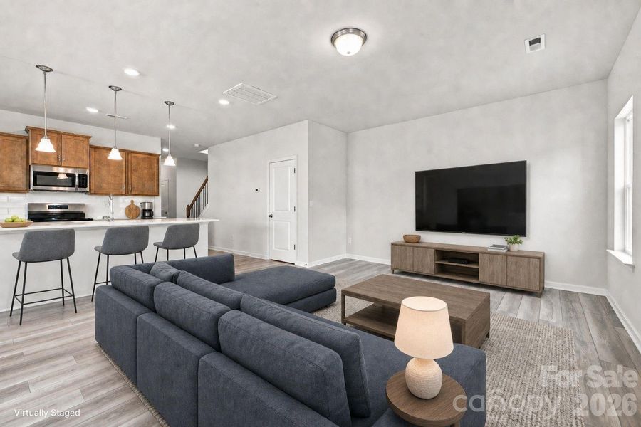 Furnished interior view inside a new home in Catawba Trace, Catawba (Image 10).