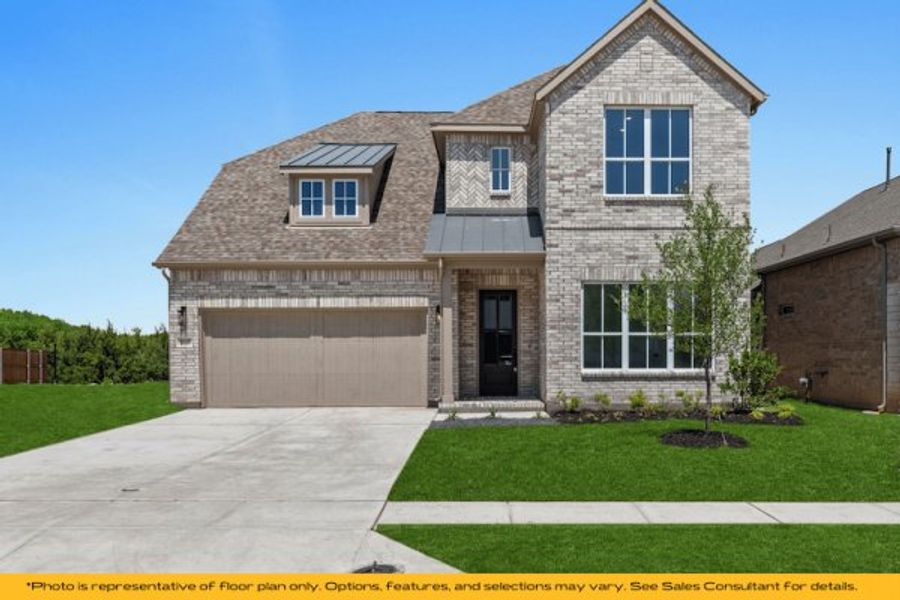 Representative exterior photo of a completed home built from the The Rio by Stonefield Homes in The Highlands, Rockwall, TX (Image 28).