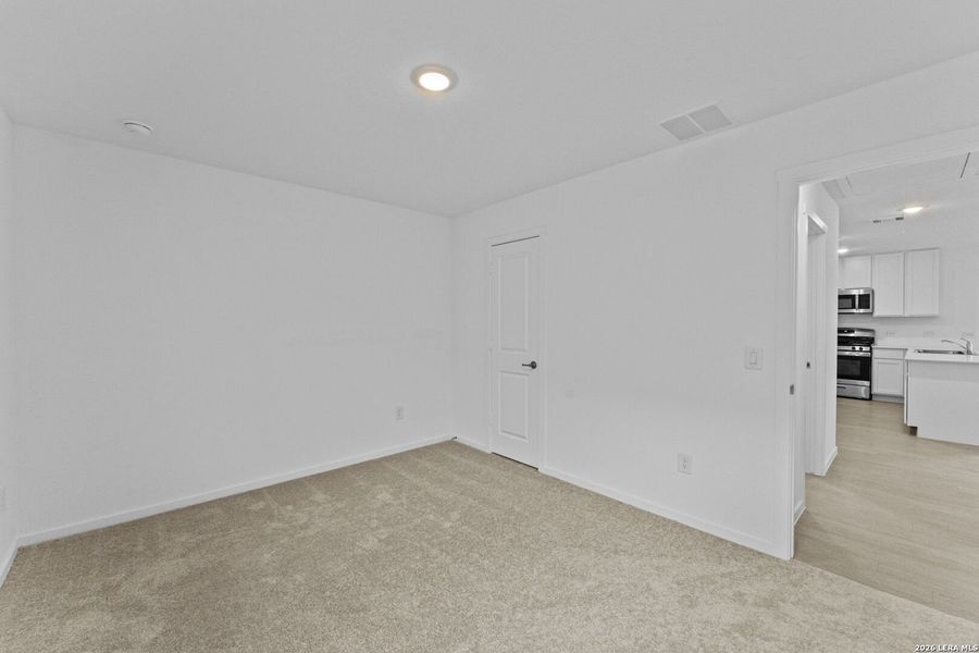 Spacious, unfurnished interior of a new home in Smiley Ranch, San Antonio (Image 12). Spacious, unfurnished interior of a new home in Smiley Ranch, San Antonio (Image 12).