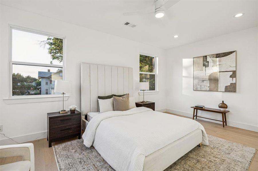 Furnished interior view inside a new home in , Dallas (Image 11).