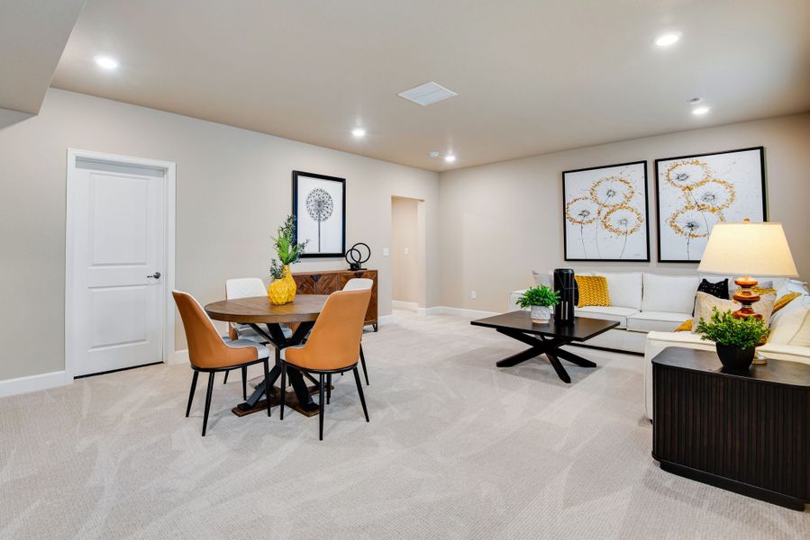 Furnished interior view inside a new home in Westside Crossing, Berthoud (Image 26).
