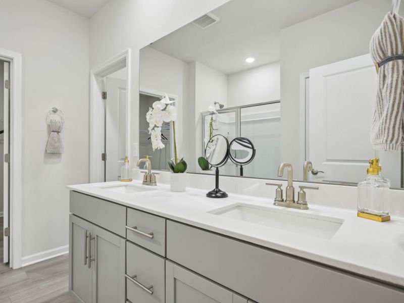 Furnished interior view inside a new home in Oak Manor - Signature Series, Garner (Image 15).