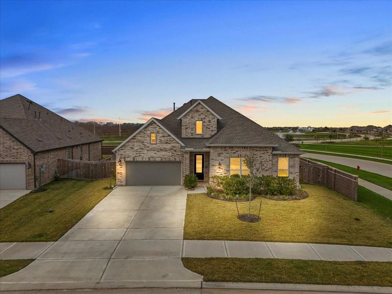 Exceptional single-story residence positioned on a premium corner lot with no rear neighbors for added privacy. Exceptional single-story residence positioned on a premium corner lot with no rear neighbors for added privacy.