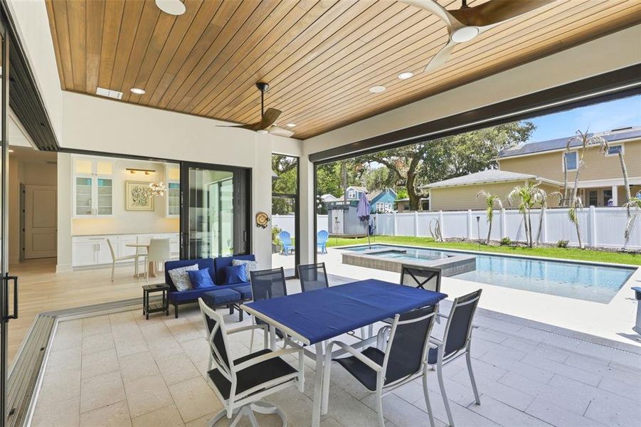 Exterior details and patio area of a home in , Orlando (Image 4). Exterior details and patio area of a home in , Orlando (Image 4).