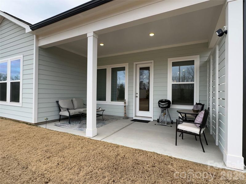 Covered Back Patio
