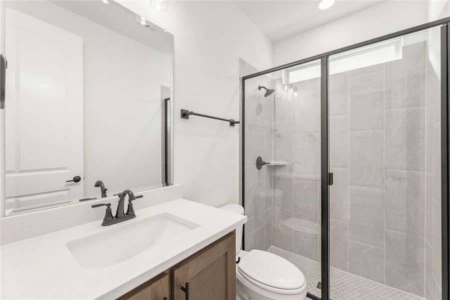 Furnished interior view inside a new home in Creekview Meadows, Pilot Point (Image 18).