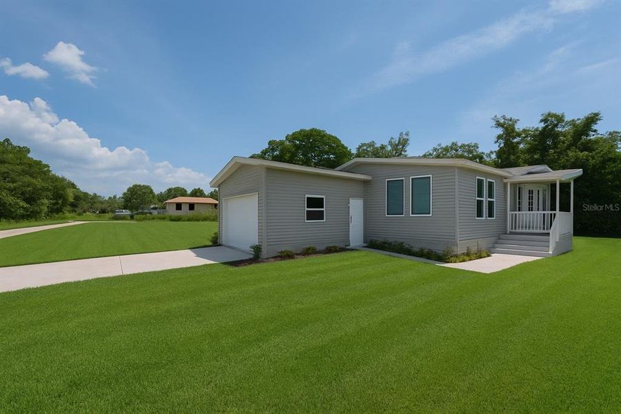 Exterior details and patio area of a home in , Hudson (Image 10).