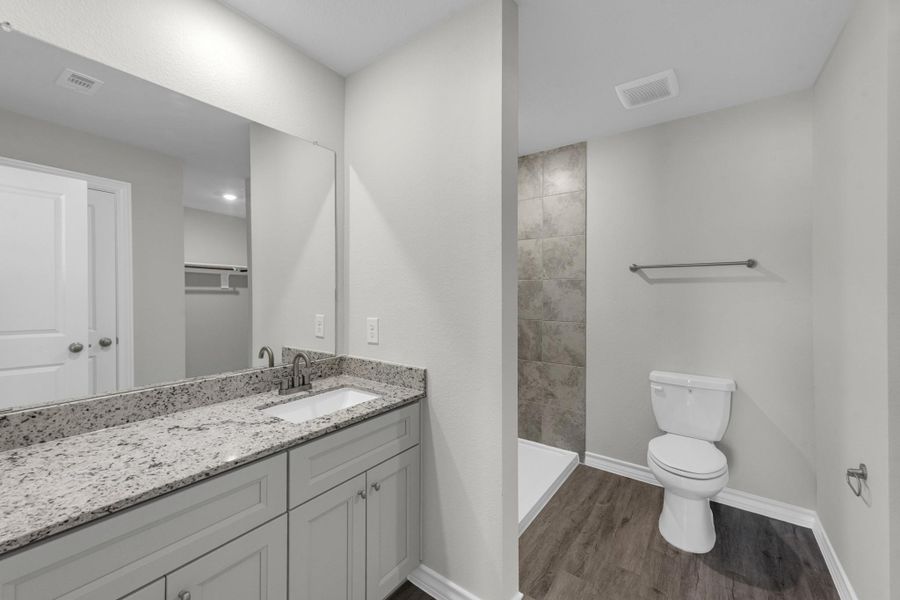Furnished interior view inside a new home in The Enclave at Spring Branch, Conroe (Image 10).
