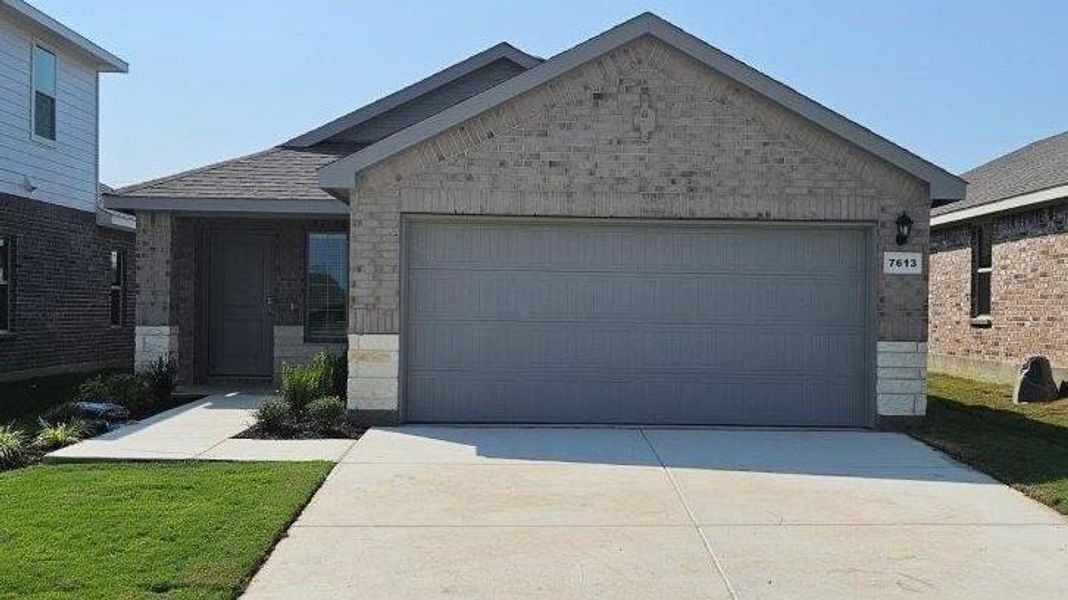 Front Elevation-D.R. Horton's Amber floor plan elevation B-All Home and community information, including pricing, included features, terms, availability and amenities, are subject to change at any time without notice or obligation. All Drawings, pictures, photographs, video, square footages, floor plans, elevations, features, colors and sizes are approximate for illustration purposes only and will vary from the homes as built. Front Elevation-D.R. Horton's Amber floor plan elevation B-All Home and community information, including pricing, included features, terms, availability and amenities, are subject to change at any time without notice or obligation. All Drawings, pictures, photographs, video, square footages, floor plans, elevations, features, colors and sizes are approximate for illustration purposes only and will vary from the homes as built.