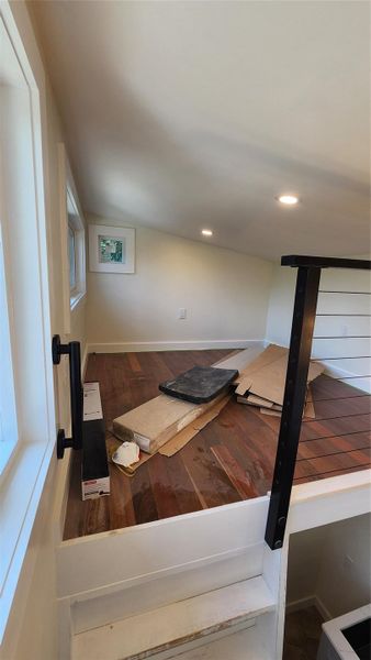 West 7" x 7' loft...more durable and beautiful IPE flooring. West 7" x 7' loft...more durable and beautiful IPE flooring.