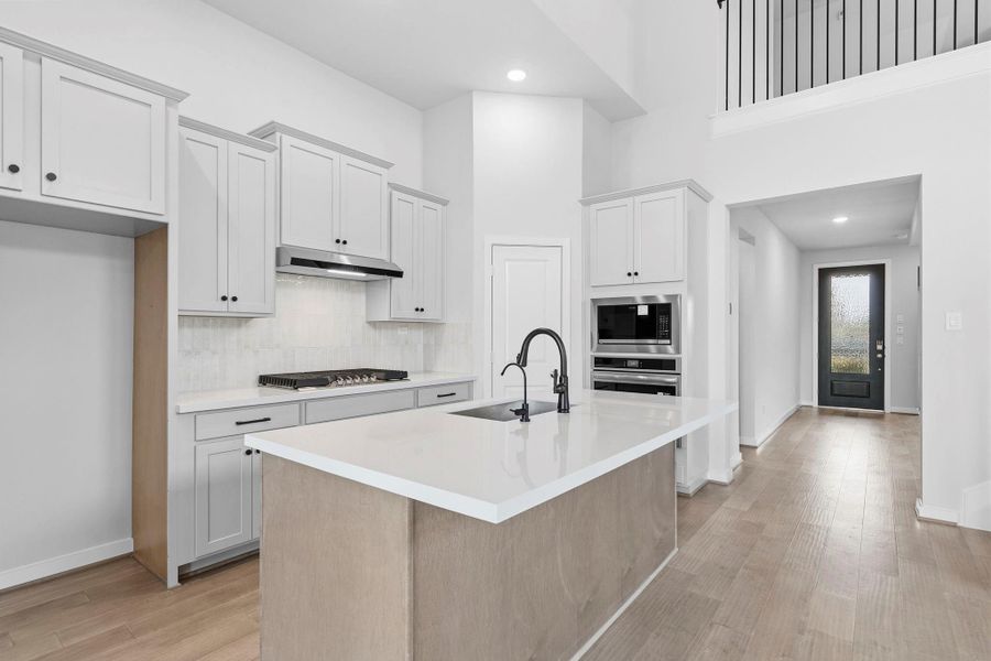 Furnished interior view inside a new home in Sienna 45', 50', Missouri City (Image 9).