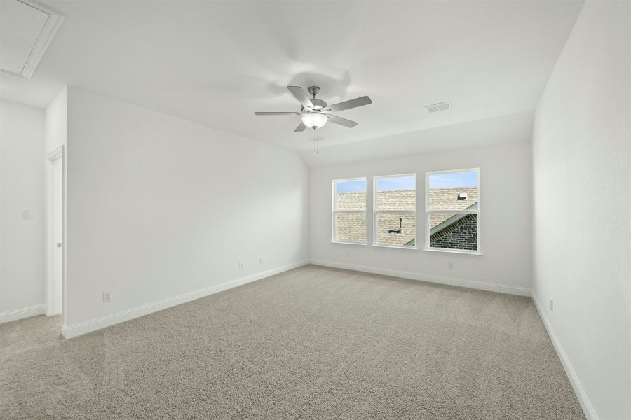 Representative unfurnished interior of a home built from the Cherry by Kindred Homes in Westside Preserve, Midlothian (Image 53).