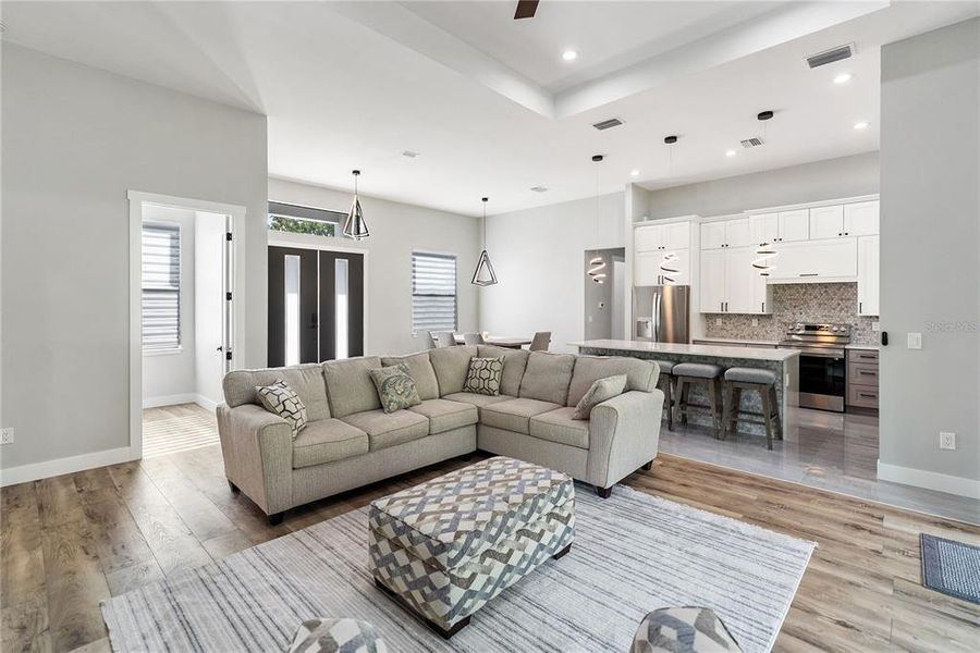 Furnished interior view inside a new home in , Port Charlotte (Image 9). Furnished interior view inside a new home in , Port Charlotte (Image 9).