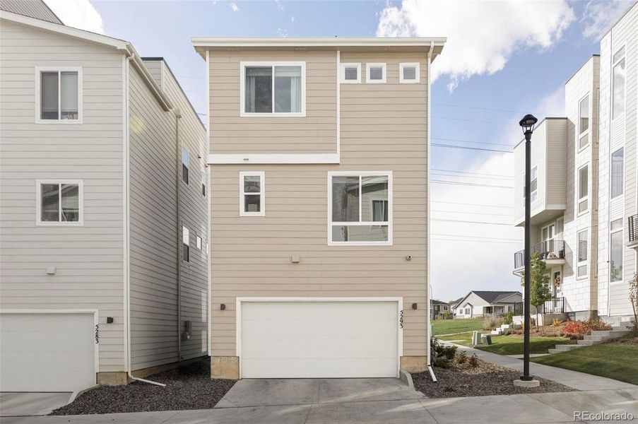 Exterior details and patio area of a home in , Arvada (Image 26).