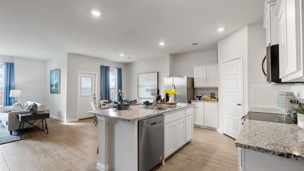 Furnished interior view inside a new home in Lankford Farms, Cleburne (Image 13).