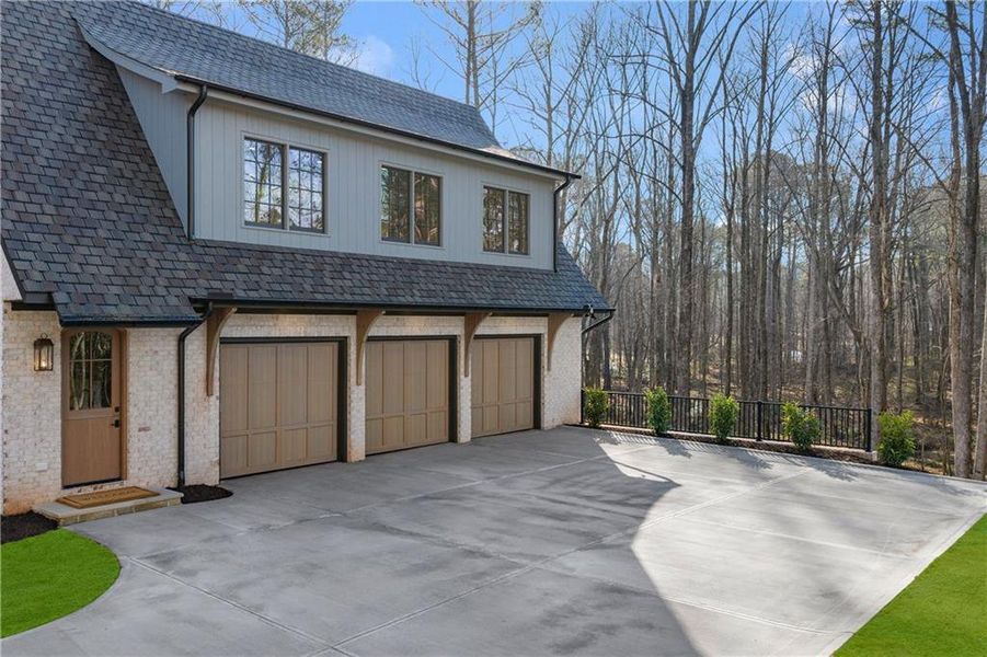 Exterior details and patio area of a home in , Milton (Image 31). Exterior details and patio area of a home in , Milton (Image 31).