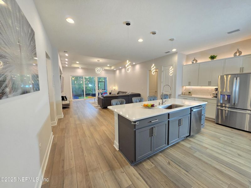 Furnished interior view inside a new home in Sandy Creek, St. Augustine (Image 19).