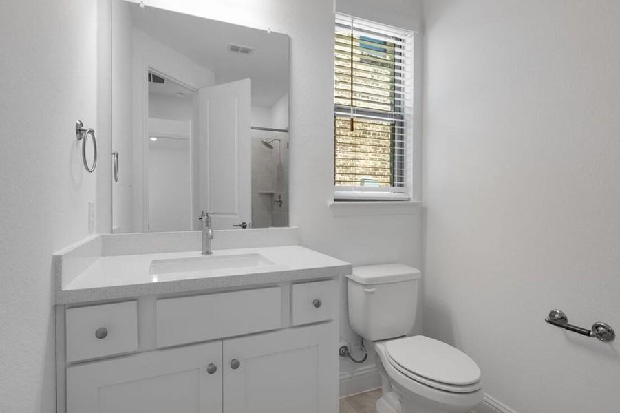 Furnished interior view inside a new home in South Oak 60s, Lakewood Village (Image 7).