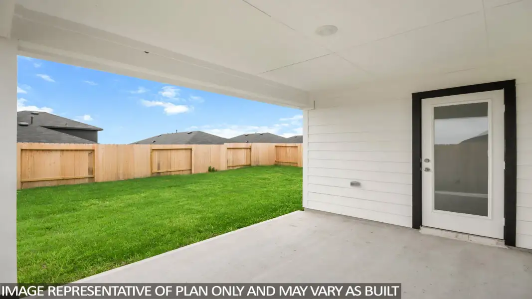 Exterior details and patio area of a home in Mill Creek, Magnolia (Image 3).