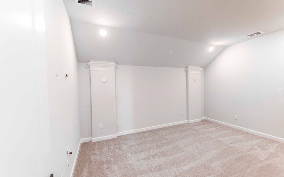 Spacious, unfurnished interior of a new home in Heath Golf & Yacht Club, Heath (Image 22). Spacious, unfurnished interior of a new home in Heath Golf & Yacht Club, Heath (Image 22).