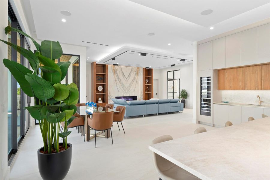 Furnished interior view inside a new home in , Pompano Beach (Image 15). Furnished interior view inside a new home in , Pompano Beach (Image 15).