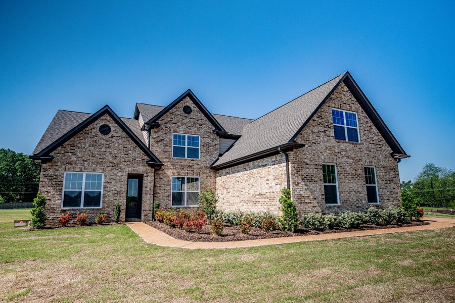 Representative exterior photo of a completed home built from the Willow by Grant & Co in Manor at Hall Creek, Arlington, TN (Image 34).