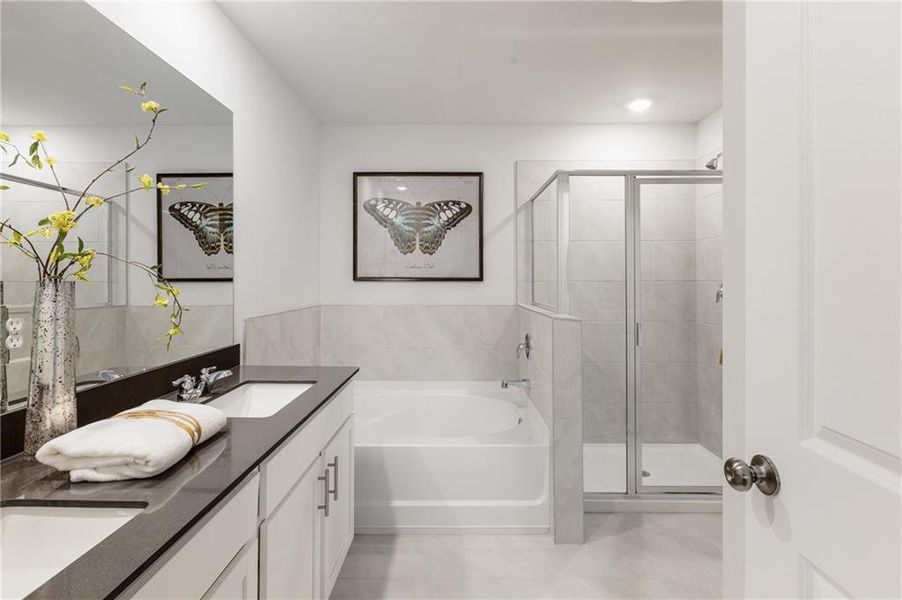 Furnished interior view inside a new home in , Conyers (Image 19).