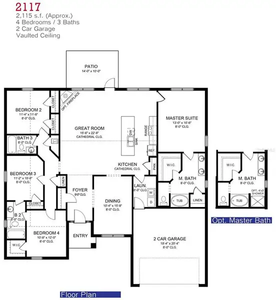 2D floor plan layout of this home in , Port Charlotte, FL (Image 2). 2D floor plan layout of this home in , Port Charlotte, FL (Image 2).
