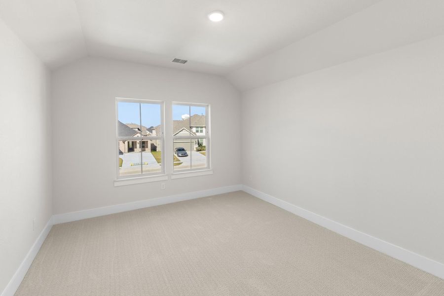 Spacious, unfurnished interior of a new home in Inspiration Collection 60 at Painted Tree, McKinney (Image 25). Spacious, unfurnished interior of a new home in Inspiration Collection 60 at Painted Tree, McKinney (Image 25).