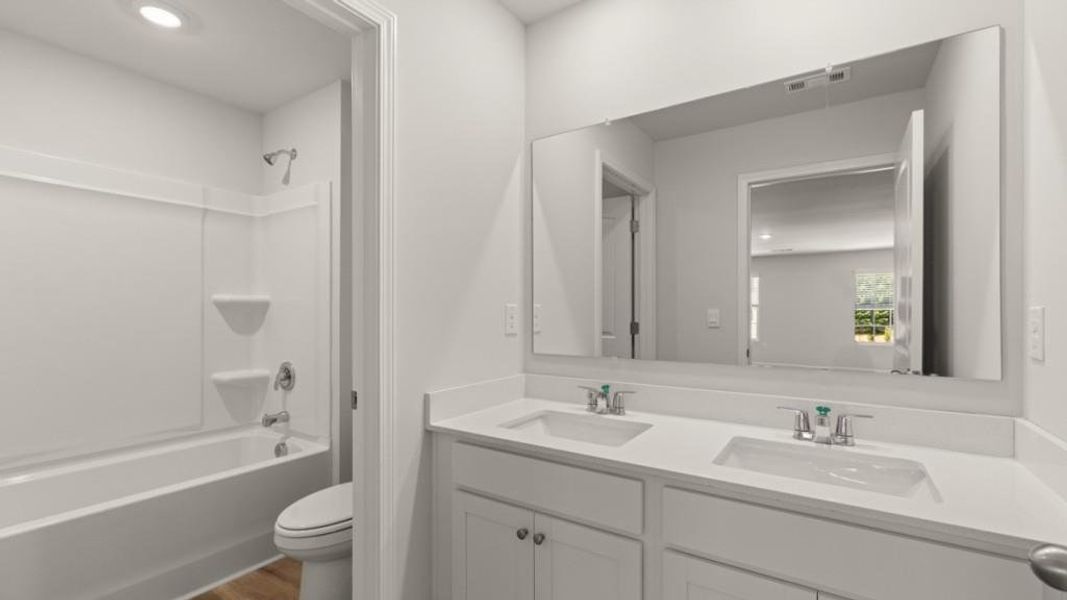 Furnished interior view inside a new home in Grandview at Lanier, Dawsonville (Image 12).