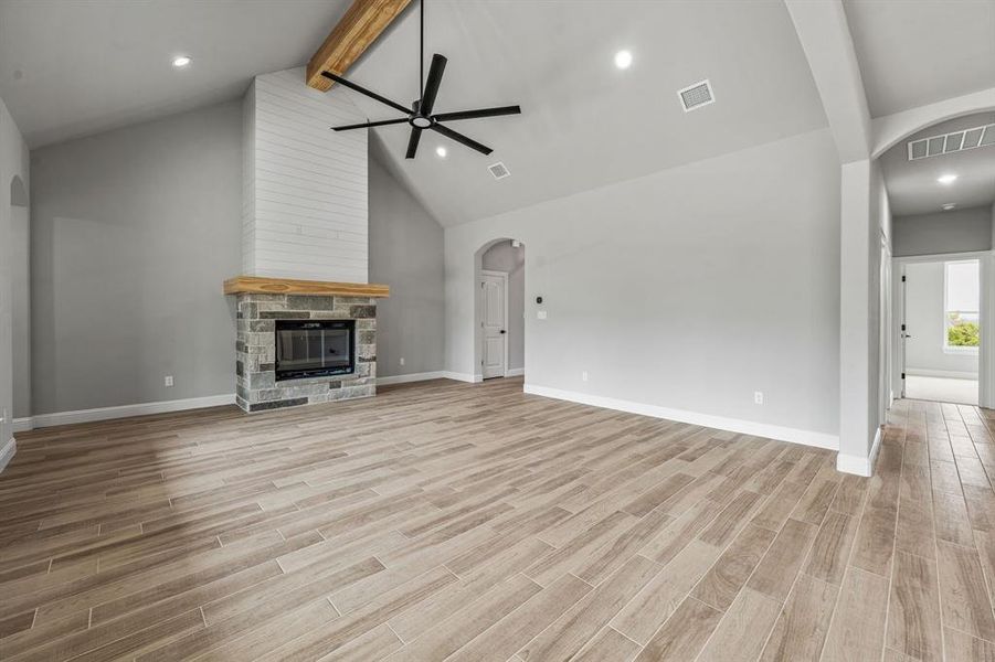 Spacious, unfurnished interior of a new home in , Bluff Dale (Image 32).