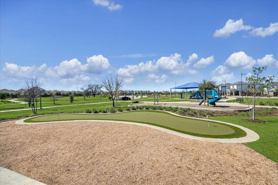 Playground and picnic area