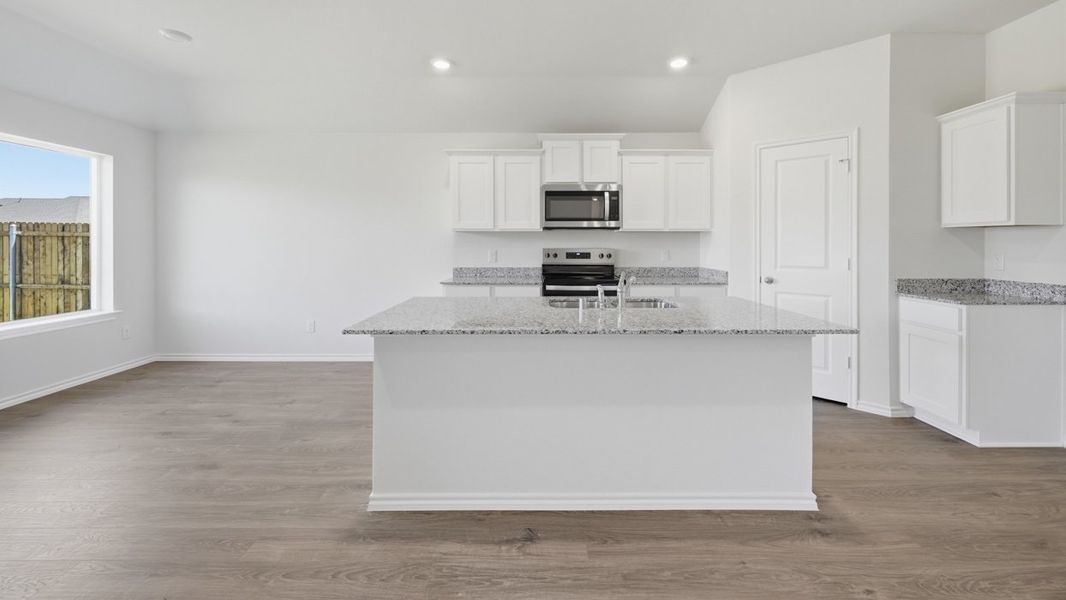 Furnished interior view inside a new home in Saddlebrook, Waxahachie (Image 7).