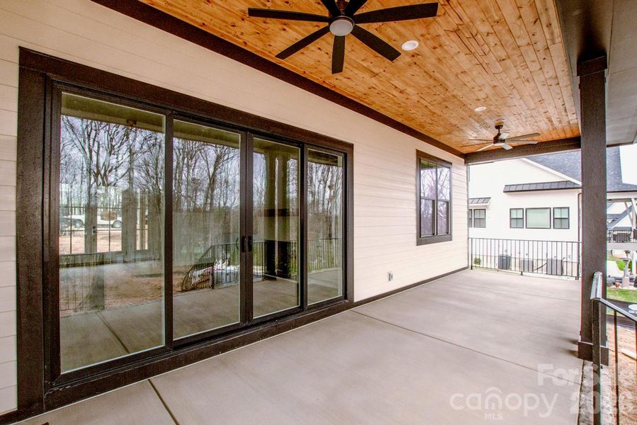 Exterior details and patio area of a home in , Mooresville (Image 4).