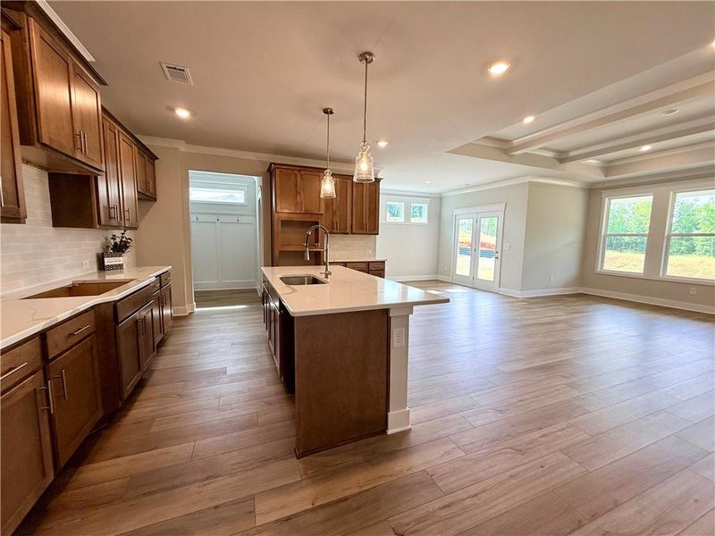 Furnished interior view inside a new home in Ponderosa Farms Reserve, Gainesville (Image 11).